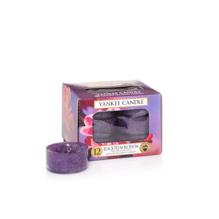 Yankee Candle Black Plum Blossom Tea Lights-1